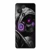For TCL 605 Case Fashion Flower Protective Black Silicone Soft TPU Back Cover Case For TCL 60 5G 60 SE Case 60SE Coque Funda Bag