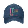 Inspirational Quote Casual Washed Baseball Cap Outdoor For Womens Unisex FeUnisex