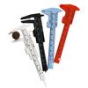 4PCS  80 mm Mini Plastic Calipers Verniers Calipers Double Scale Sliding Gauges Measuring Tool Student Office Use