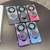 KEYSION Glitter Jewelled Magnetic Phone Case for HONOR X9b 5G X9A 5G Makeup Mirror Stand Shockproof Cover for Magic 6 5 Lite 5G