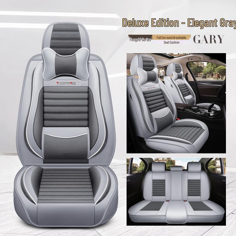 Four Seasons Full Coverage Linen Seat Covers for Geely GL, Emgrand EC7/GS, Binyue, Vision S1