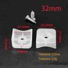 U-Shaped Pipe ClampsPlastic Furniture Foot Pads Table Leg Covers Chair Pads Anti Slip  Floor Protection Covers Pipe Caps
