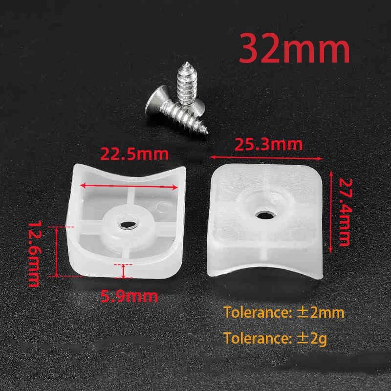 U-Shaped Pipe ClampsPlastic Furniture Foot Pads Table Leg Covers Chair Pads Anti Slip Floor Protection Covers Pipe Caps