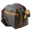 Louis Vuitton Reporter PM Shoulder Bag M45254 Brown Monogram Canvas Women Used