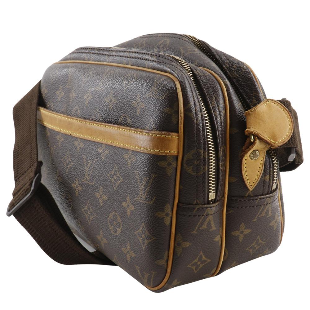 LOUIS VUITTON Reporter PM Shoulder Bag M45254 Brown Monogram canvas Women Used