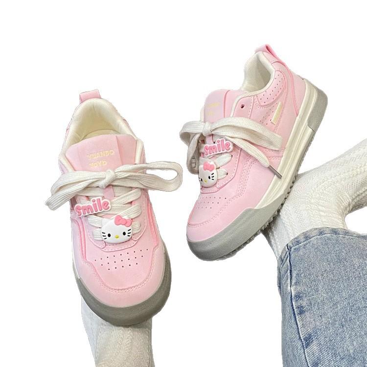 New platform bread shoes women's 2025 new spring niche sports and leisure board shoes women's shoes versatile