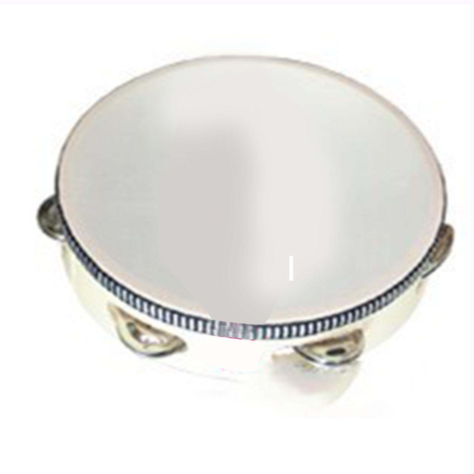 

Wooden Handheld Tambourine Educational Interesting Percussion Tambourine Drum for Party 20cm 8in