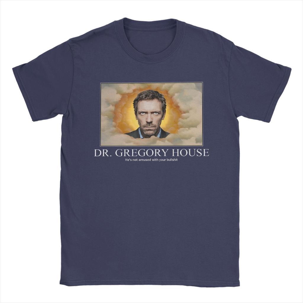 Dr Gregory House Vintage 2000s TV Show Doctor TShirt Beach  Cotton T Shirts For Adult Harajuku Print Tee Shirt  Clothing