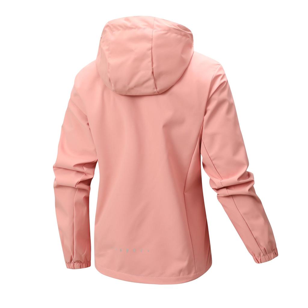 Windproof Waterproof Thin Jacket - Spring/Autumn, Breathable & Loose Fit, Trendy & Casual for Outdoor Hiking.