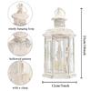 2Pcs Vintage Hanging Candle Holder Nordic Lanterns Candlestick Lantern Metal Candleholder Aesthetic Wedding Home Decoration