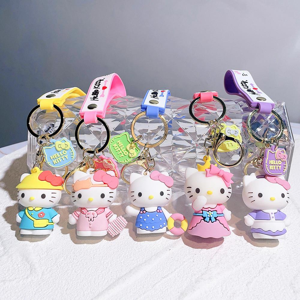 Entzückender Cartoon Hello Kitty Schlüsselanhänger Silikon Geschenke Perfekt Für Geburtstage Und Abschlussfeiern