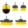 5 pièces Brosse Nettoyage Perceuse, Outil de Brosse Perceuse Nettoyage Kit,Baignoire Carreaux et Voiture BROSSE