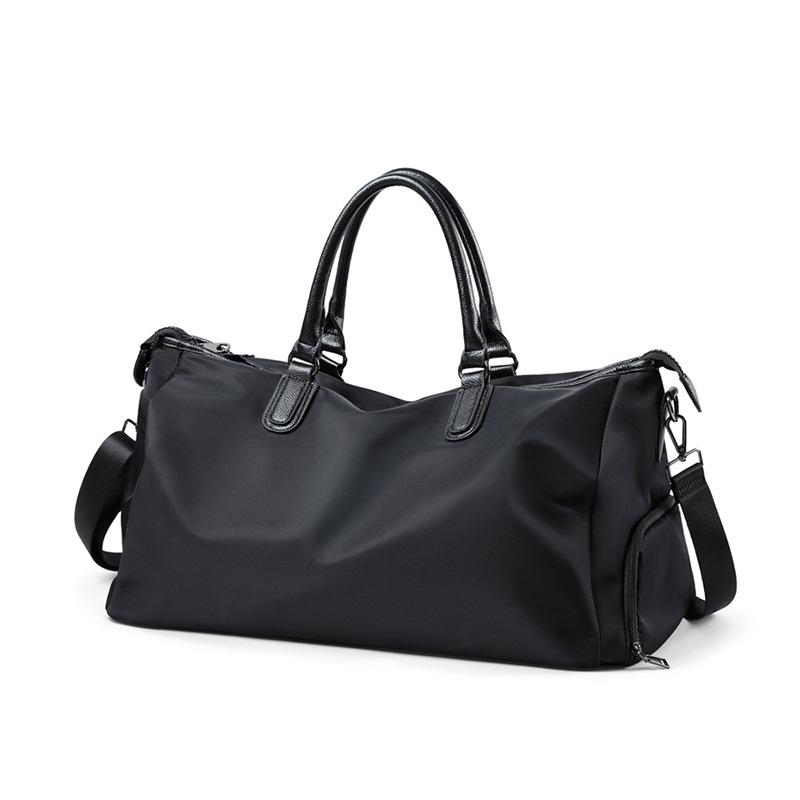 

Travel Bags Men S Short-Distance Portable Women S Business Trip Large-Capacity Wet And Dry Separation Sports Fitness Travel Luggage Luggage чорний