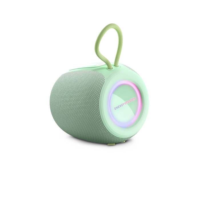 Bloom – Enceinte Bluetooth (Bluetooth 5.3, 18 heures d’autonomie, IPX6, True Wireless, Plastique 100 % recyclé, Éclairage LED)