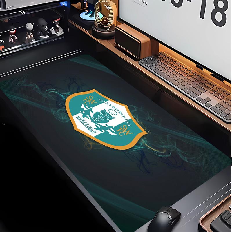 Sheffield Wednesday Football Pattern Mouse Pad Non?Slip Rubber Base Gaming Mousepad For Desk Office Home