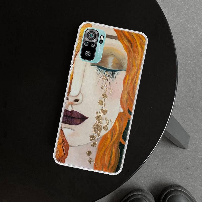 Kiss By Gustav Klimt Phone Case Cover for Xiaomi Redmi Note 15 14 13 12 11 Pro Plus 14S 12S 11S 11T 11E 10S 10 Customized Fundas