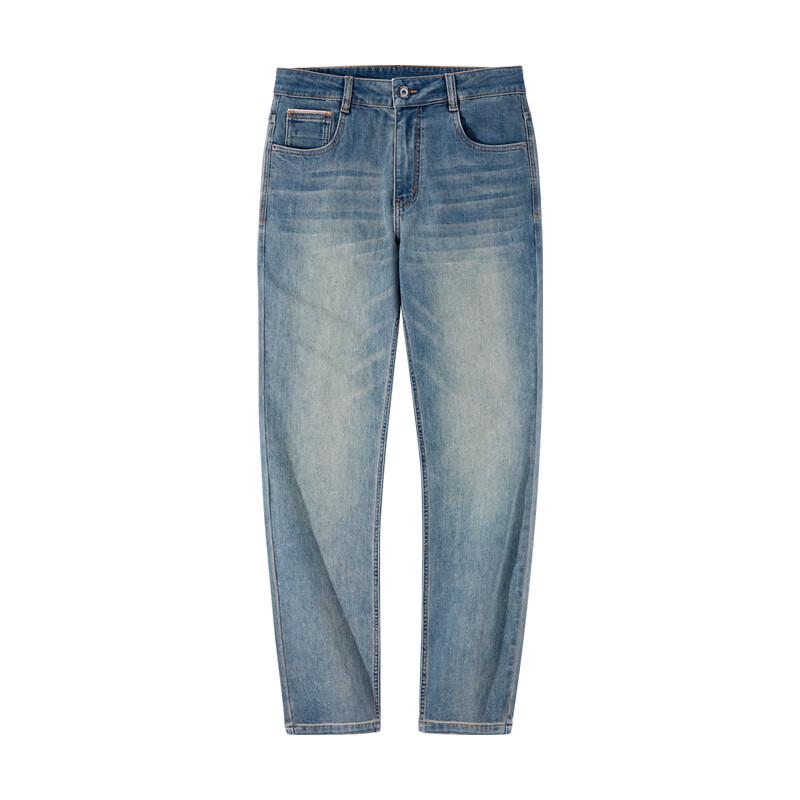 CAMEL Men's Straight Fit Stretch Denim Jeans M15BA1S079