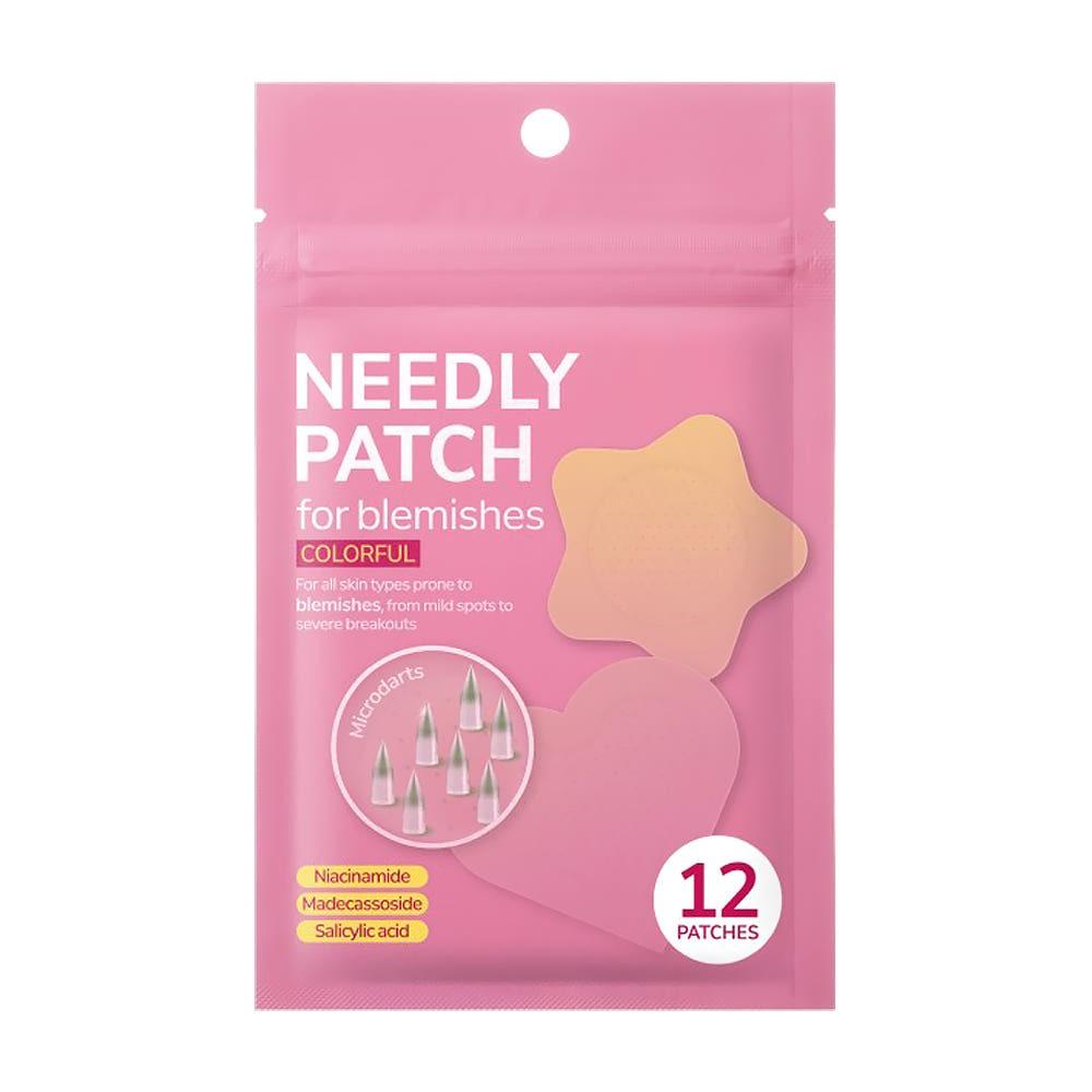 NEEDLY Пластыри от прыщей и несовершенств Get Rid Of Patch Цветные для точечного ухода 12 штук