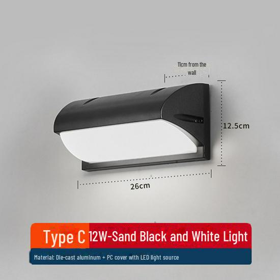 

Ультраяркий светодиодный индукционный настенный светильник для сада, балкона, лестницы и коридора - водонепроницаемое наружное освещение Warm Light 3000K