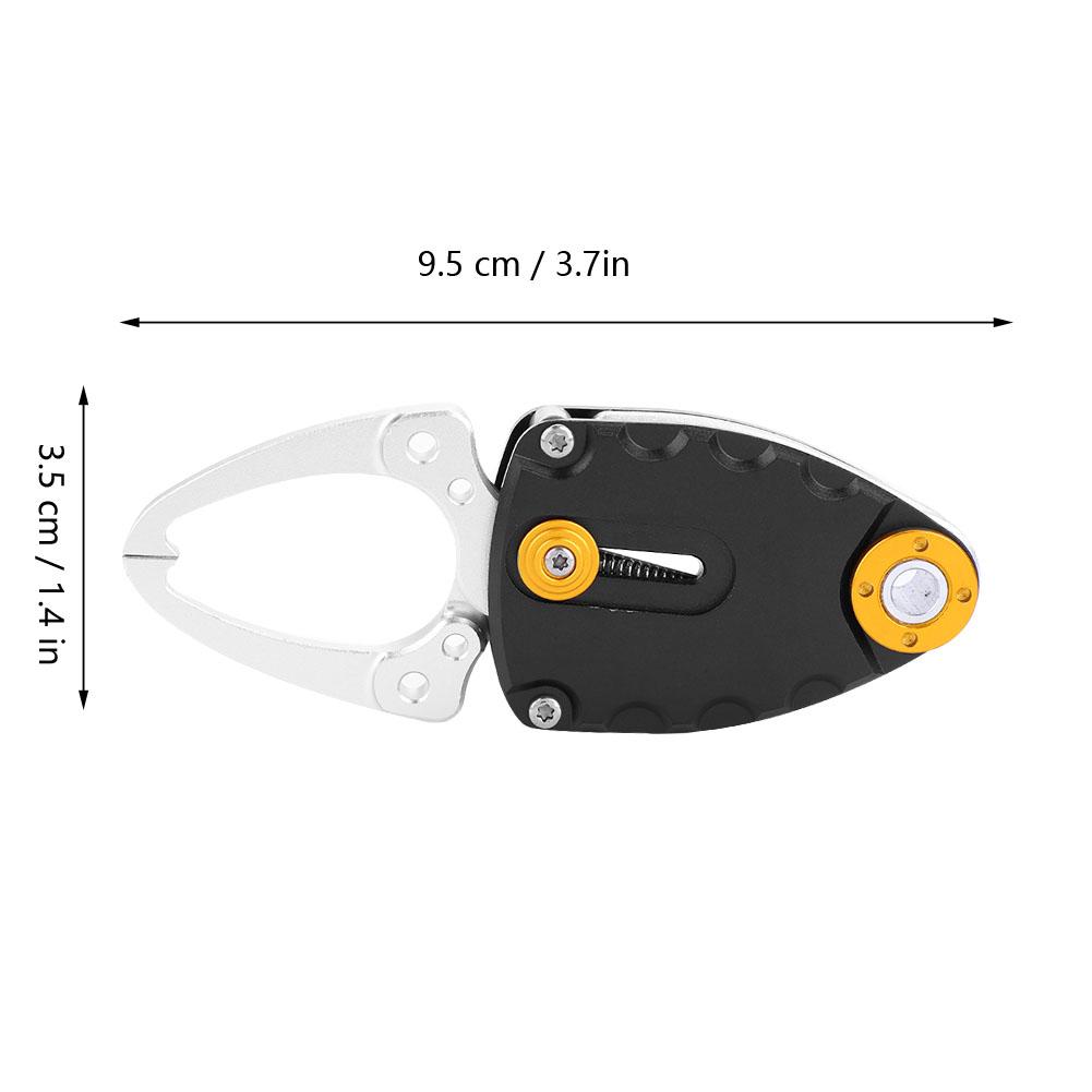 Mini Metal Fish Lip Grip Gripper Clamp Fishing Grabber Tool Accessories