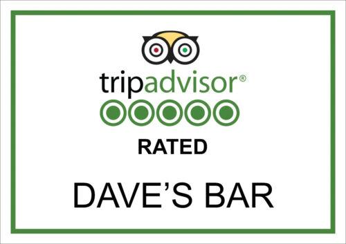 Custom Trip Advisor Metal Sign Personalised Aluminium Funny Pub Bar Cafe Work AAluminum 20x30cm(7.8x11.8inch)