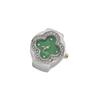 Orologio ad Anello Moda Orologio a Forma di Anello Quadrato Personalità Creativa Stile Retrò Orologio Elettronico ad Anello