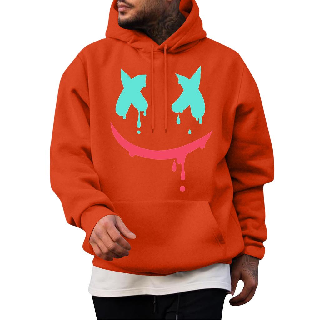 Men's Casual Hoodie Fashion  Sweatshirt With Hood Leisure Tops Teenager Streetwear Fashion Long Sleeve Shirt Warm
