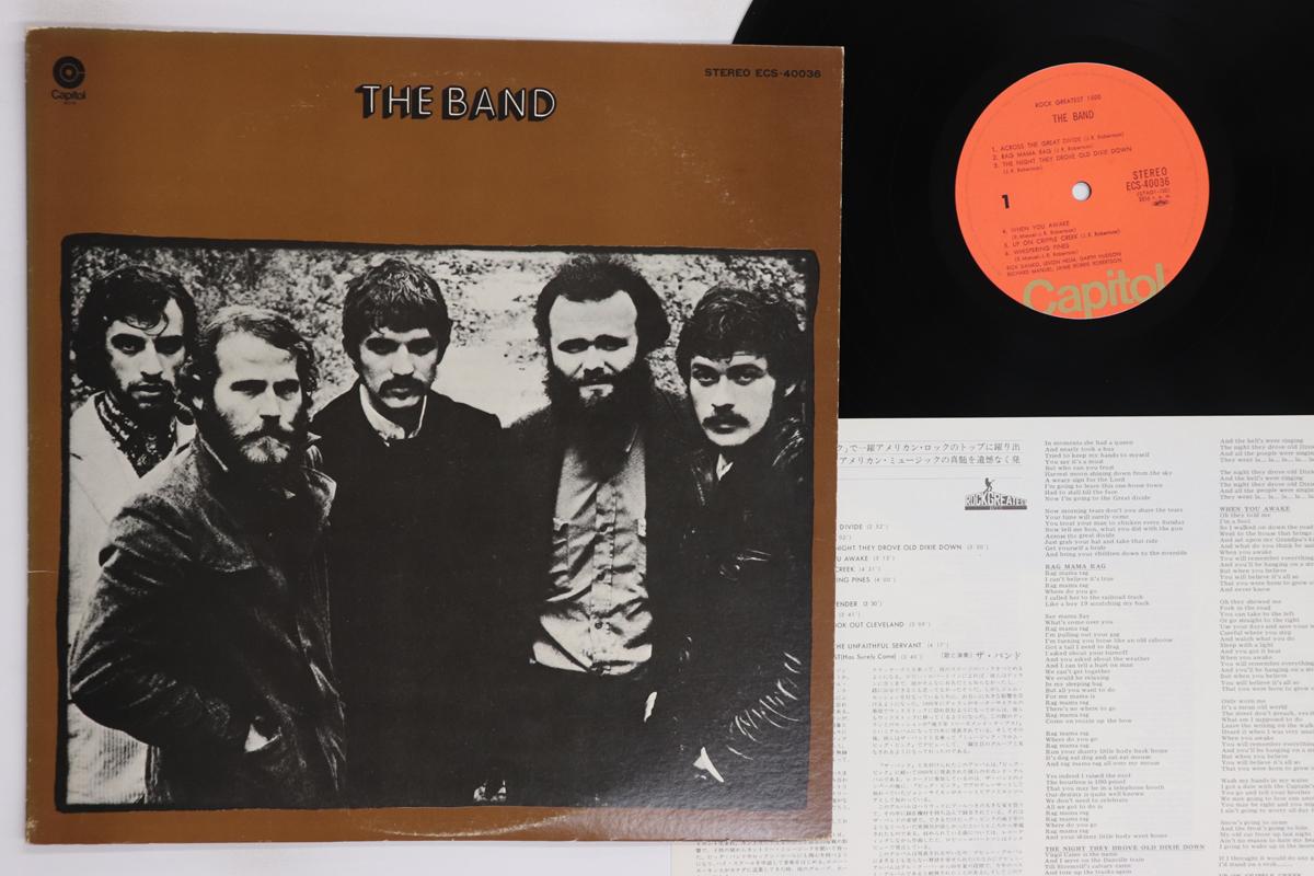 

LP Record BAND Band ECS40036 CAPITOL 1977 Japan Rock Used