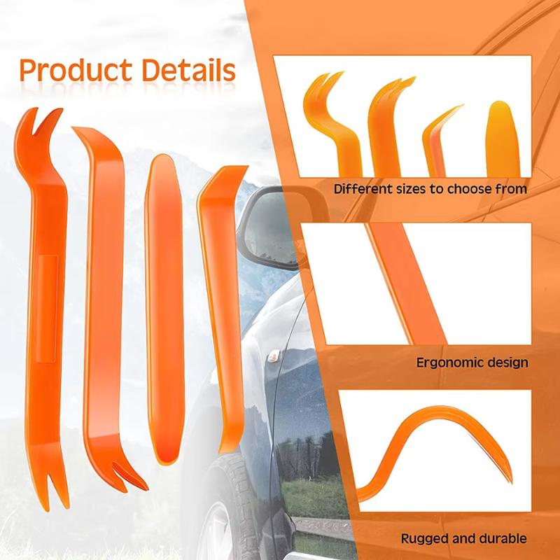 Auto Trim Removal Tool Car Door Trim Panel Tools Car Radio Audio Taller Pry Tool for Car Auto Door Clip Panel Crowbar Removal