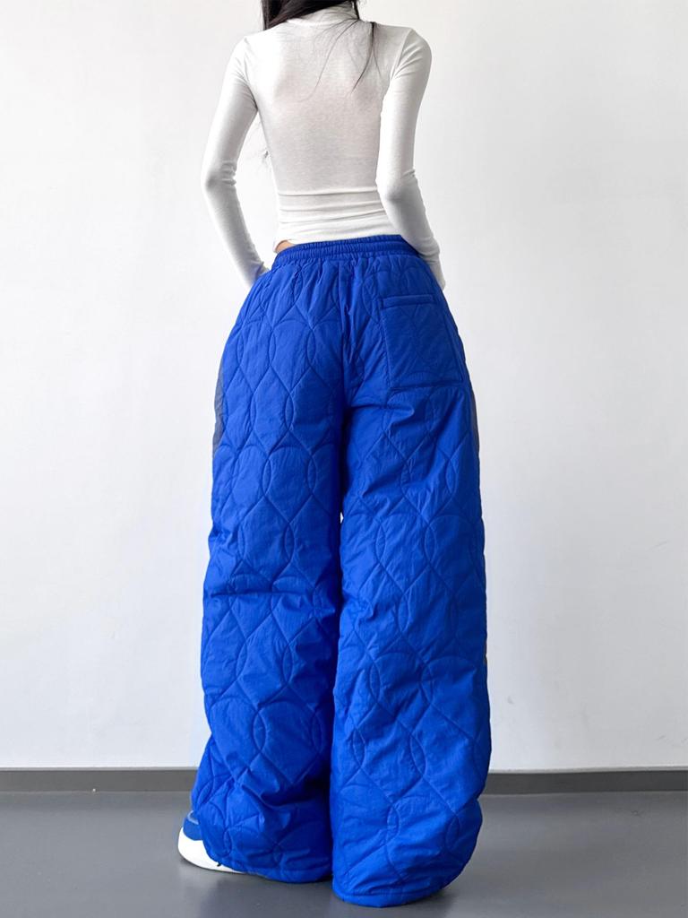 2025 Winter Women's Thick Warm Wide-Leg Sweatpants - Trendy Tall Fit, Unisex Casual Style
