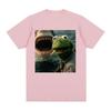 Dark Humor Frog Shark Graphic Funny Meme Tshirt Women Clothing Fashion Tshirts Cotton Casual Short Sleeve T Shirts Streetwear