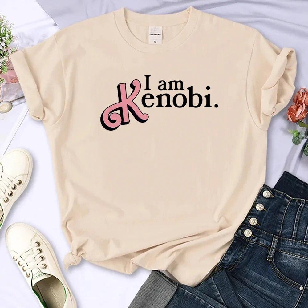 I Am Kenough T-shirts Women Anime T Shirt Female Funny Y2k Streetwear Clothes Unisex