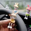 4 bucăți/set Piciorușe agățate de iepure Mașină de decorare interioară Ornament de masă