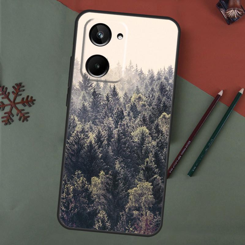 Nature Forest Mountain For Realme C55 C35 C33 C31 C30 C25 C21Y C15 C11 8 9 10 11 Pro Plus GT Neo 5 3 2 2T 3T Case