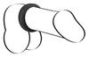 Cockring Velvet Ring M Noir 32mm - Black Velvets - Cockrings Flexibles