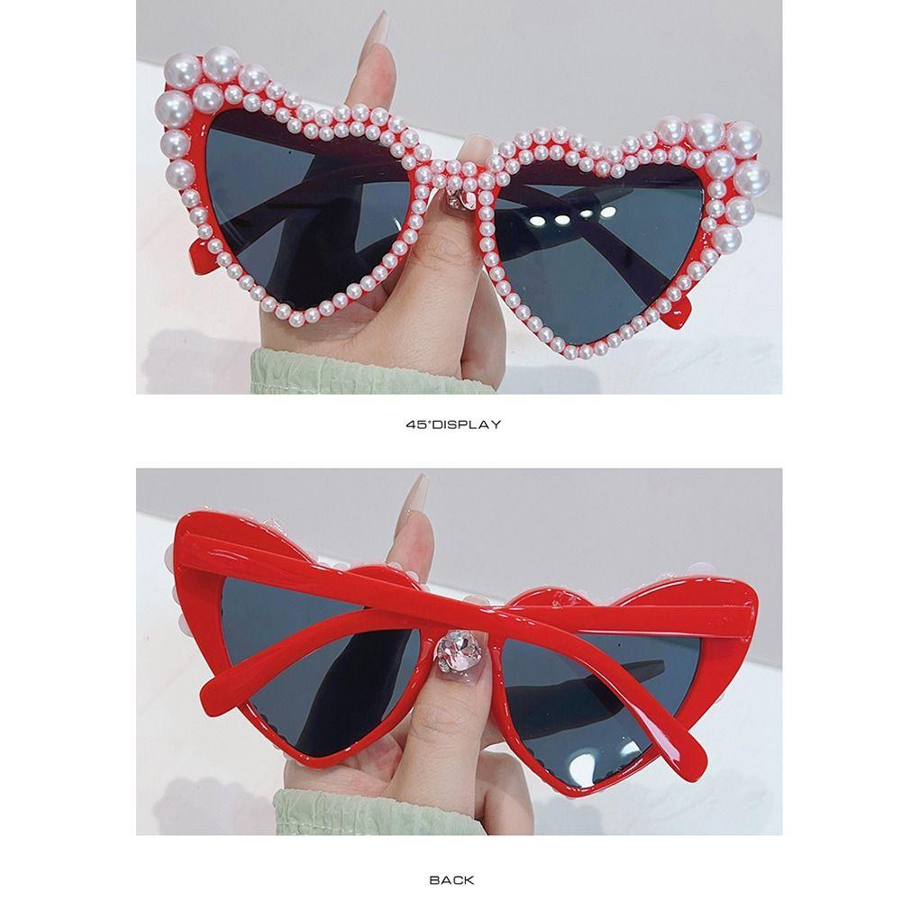 UV400 Protection Cat Eye Eyewear Heart-shaped Design Heart-shaped Goggle  Outdoor Activities
