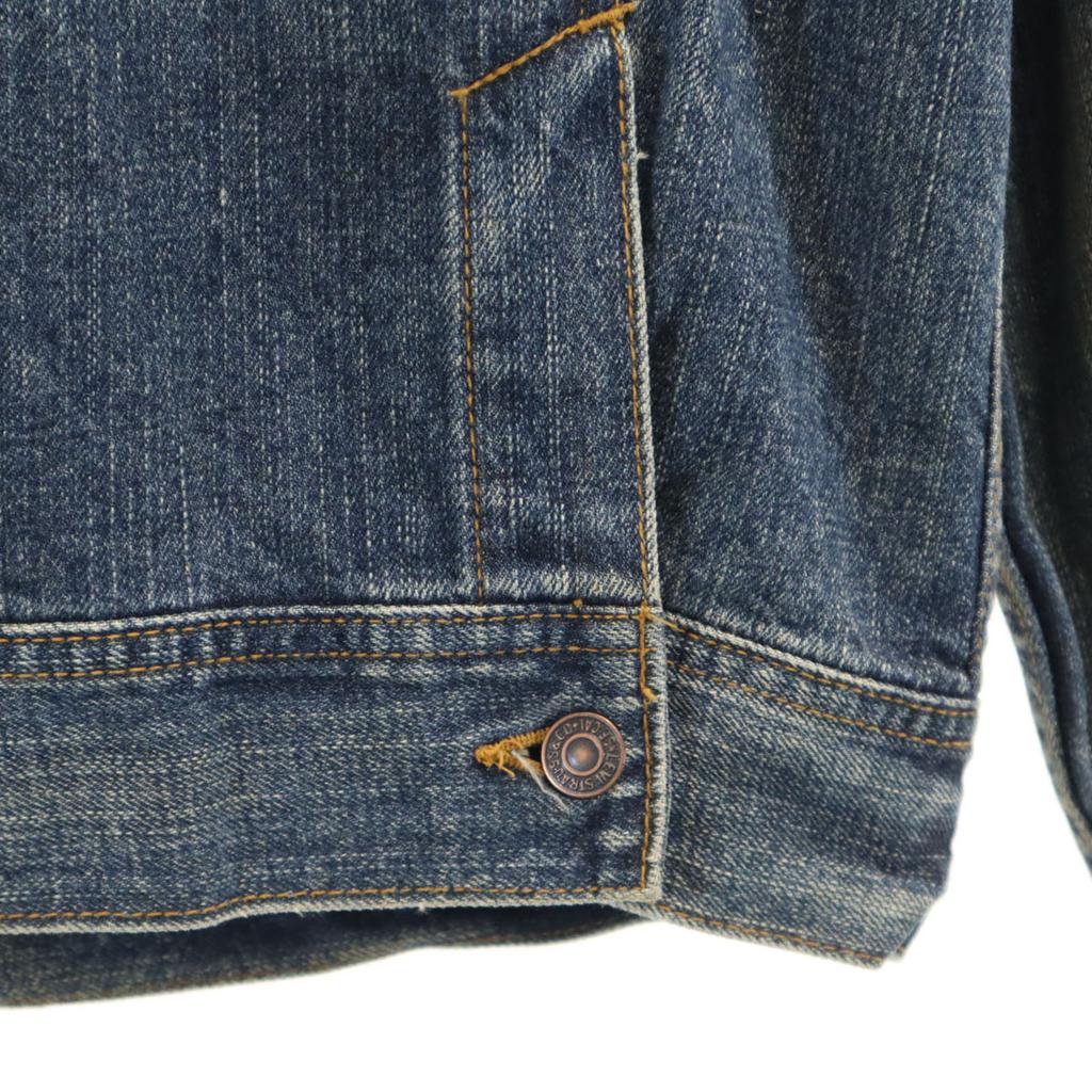 Levi's Denim Jacket M Indigo Blue Denim Jacket Trucker Men's Used