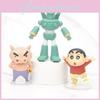 Crayon Shinchan Pvc Action Figures Set With Collectible Cartoon Character Toys For Kids And Adults