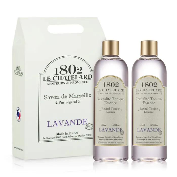 Revital Large Capacity Toning Essence Non-Irritating Toner 500ml x2 + Handy Gift Box