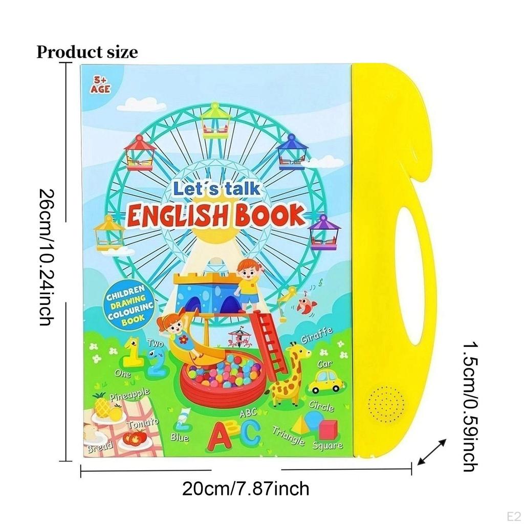 English Words Sound Book My First Toy Early Learning Fun Game Interactive Sounds