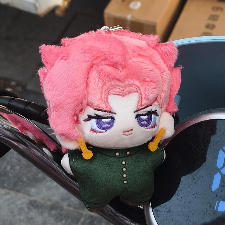 10CM Anime JoJo's Bizarre Adventure Jolyne Cujoh Kakyoin Tenmei Plush Keychain Pendant Cotton Plushie Kids Christmas Gifts