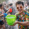 6 Pcs Water-Splashing Festival Toy Water-Splashing Festival Buckets Sand Pails  Outdoor Summer