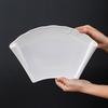 Fan-Shaped Melamine Serving Plate