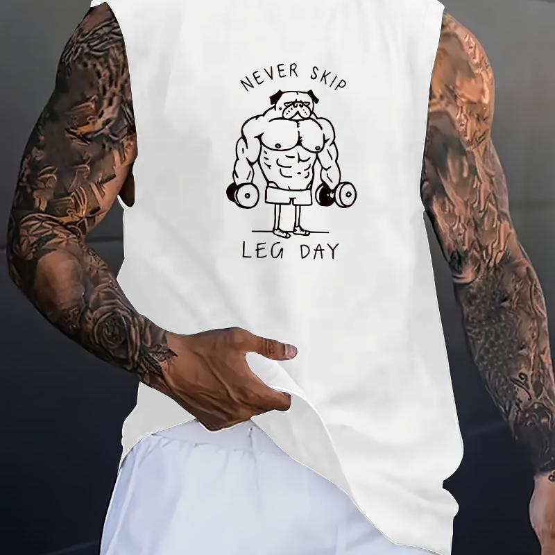 

Men s Tank Top, Soft & Moisture-Wicking XXL білий