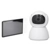 Video Baby Monitor 5.0 In LCD Screen 2.4GHz White 2 Way Voice 100‑240V Night Vision 5000mAh Baby