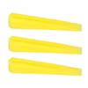 100Pcs HDPP Tile Leveler Wedges Yellow Ceramic Tile Leveler  For Floor Construction