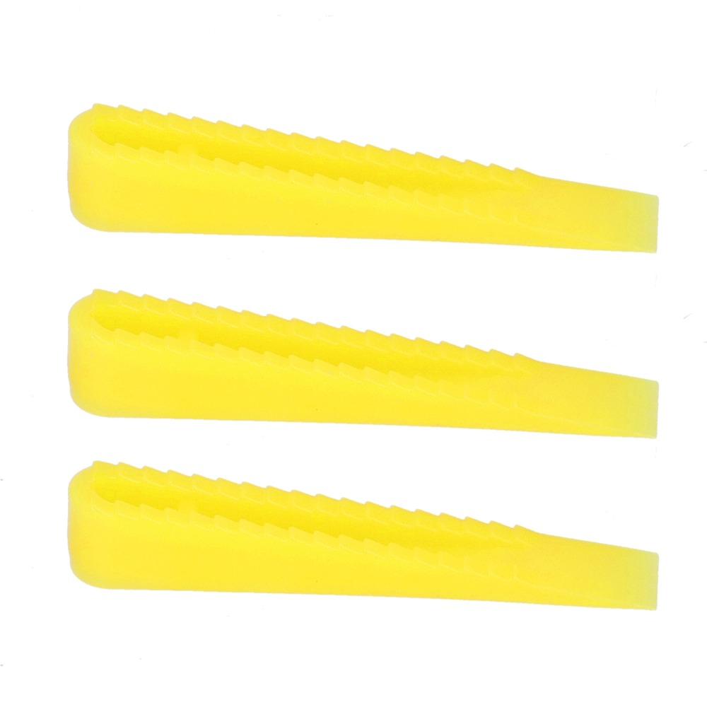 100Pcs HDPP Tile Leveler Wedges Yellow Ceramic Tile Leveler For Floor Construction