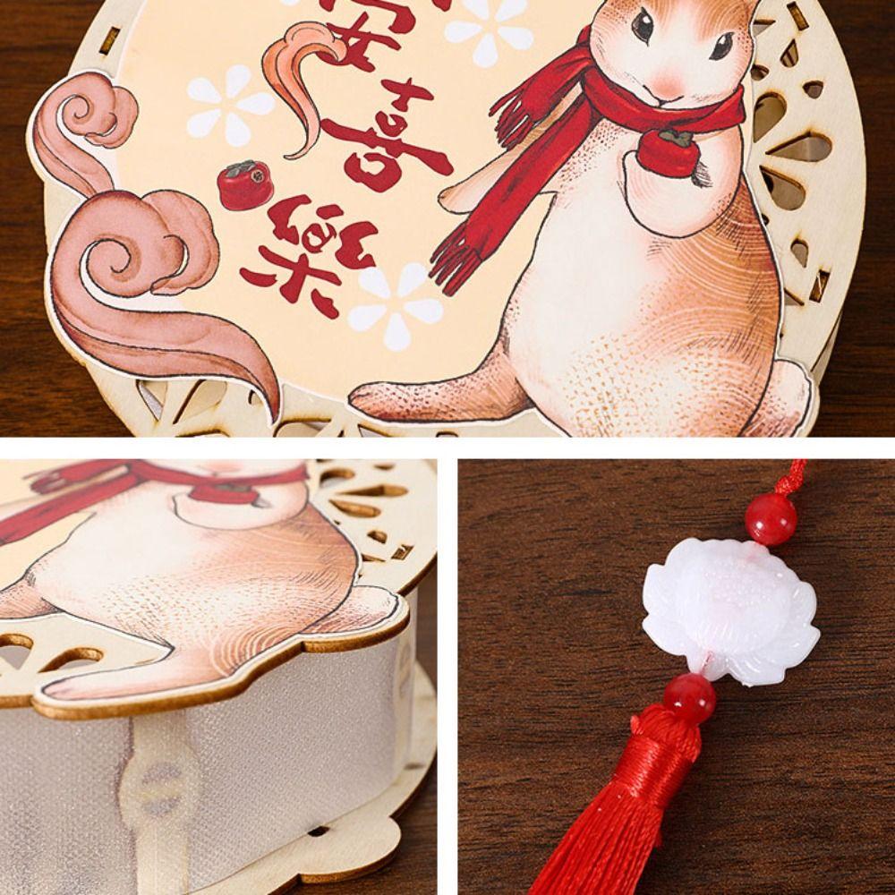 Rabbit Portable Flower Lantern DIY Handheld Lantern DIY Material Package Luminous Toys  Girl