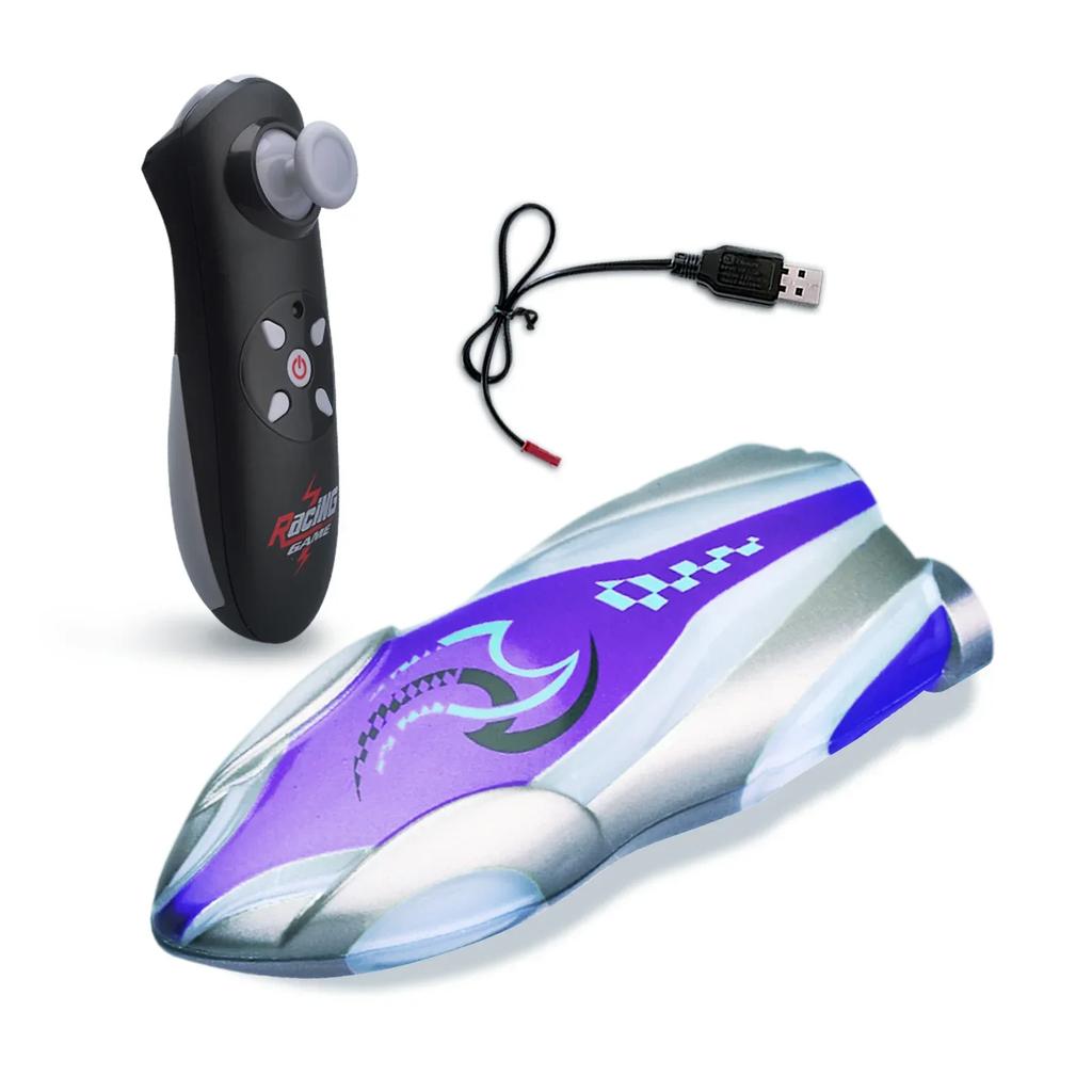 Mini Remote Controlled Boat Rc Stunt Boats 360 Degree Radio Remote Controlled Ship with Led Light Pool Water Toy Pool Toys Boys