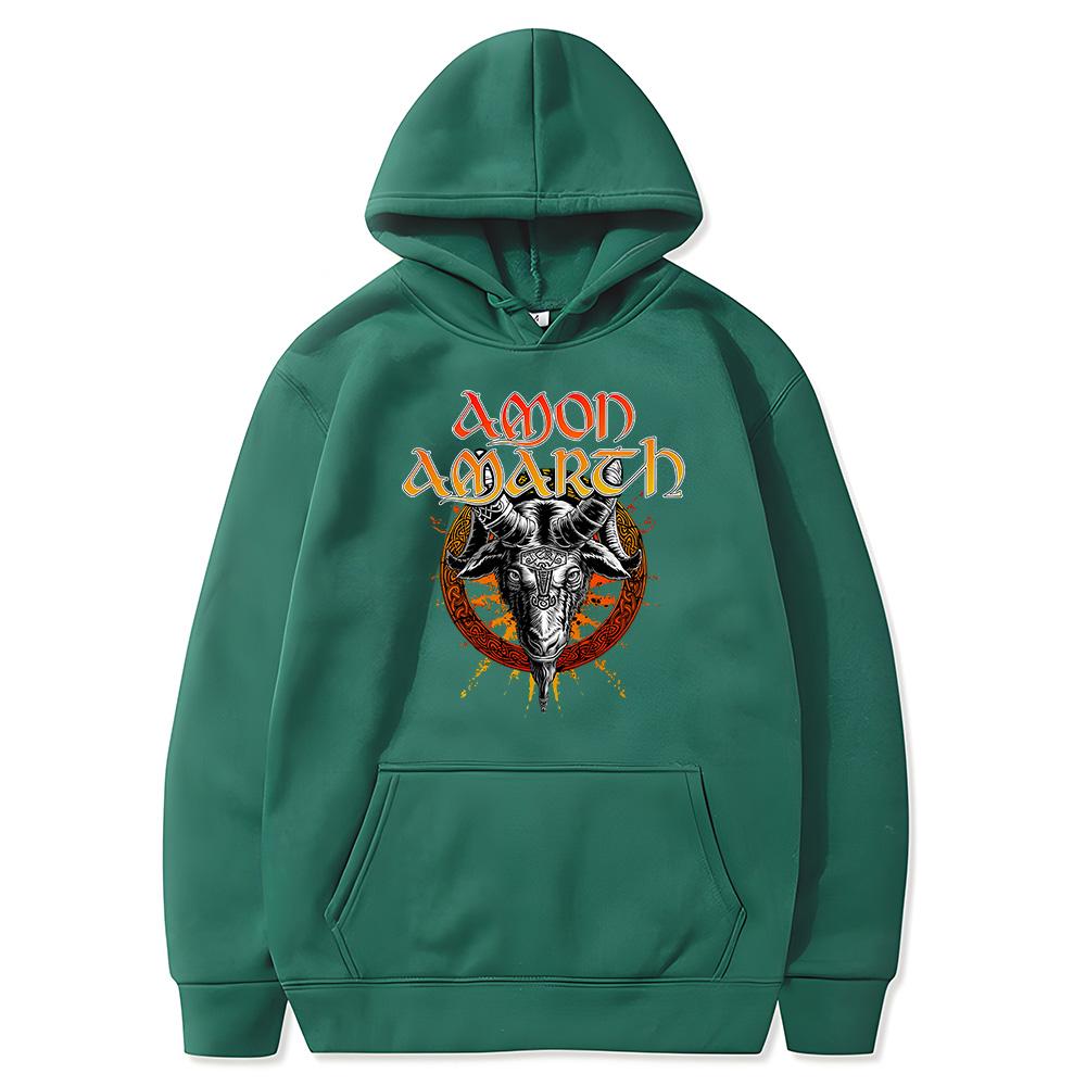 Amon Amarth Heidrun Over Latin America 2024 Hoodie New Oversized Clothing Female Male Sweatshirts Outdoor Casual Pullovers